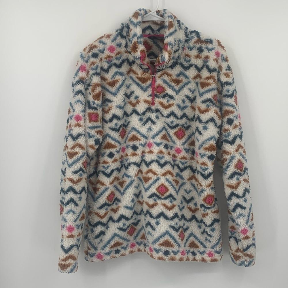 Eddie Bauer Fleece Quarter Zip  Women’s Size Large